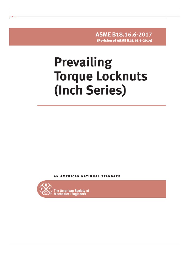 Norma asme b18 16 6 2014 pdf