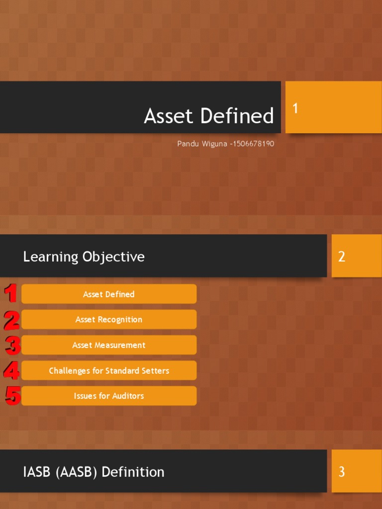 Understanding Asset Definition and Recognition | PDF | Ownership | Business