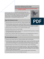 RBalance Rotor Balancing Procedure