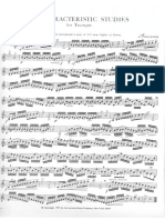 (Music Score) Chavanne - 25 Characteristic Studies For Trumpet