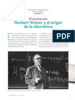 Sergio Rajsbaum - Eduadro Morales - Norbert Wiener y El Origen de La Cibernética