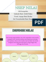 Definisi Dan Jenis Nilai