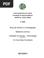 Ficha Da Unidade Curricular de Neurologia - 2013-2014