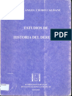 Ciuro Caldani, Miguel Ángel - Estudios de Historia Del Derecho PDF