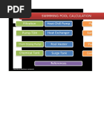 Swimming Pool Design Calculation Sheet | PDF | Swimming Pool | Pump