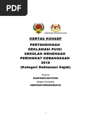 Kertas Konsep Pert Sajak Sek Menengah 2018 Pdf