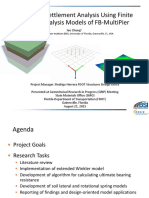 Immediate Settlement Analysis Using Finite Element Analysis Models of Fb-Multipier