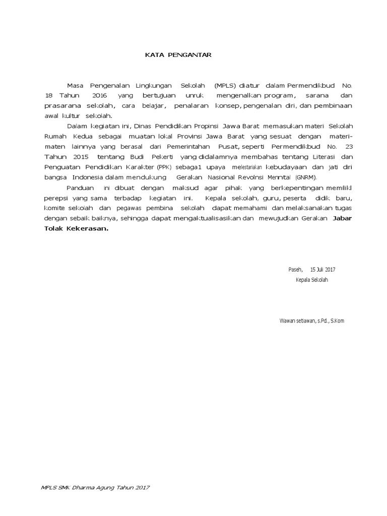 Kata Pengantar Daftar Isi Mpls