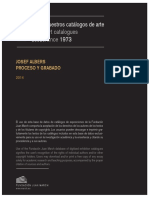 Josef Albers.proceso y Grabado Catalog