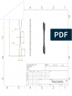 Probeta de Tension de Plastico
