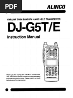 Download Alinco DJ-G5 Instruction Manual by Yayok S Anggoro SN37706241 doc pdf