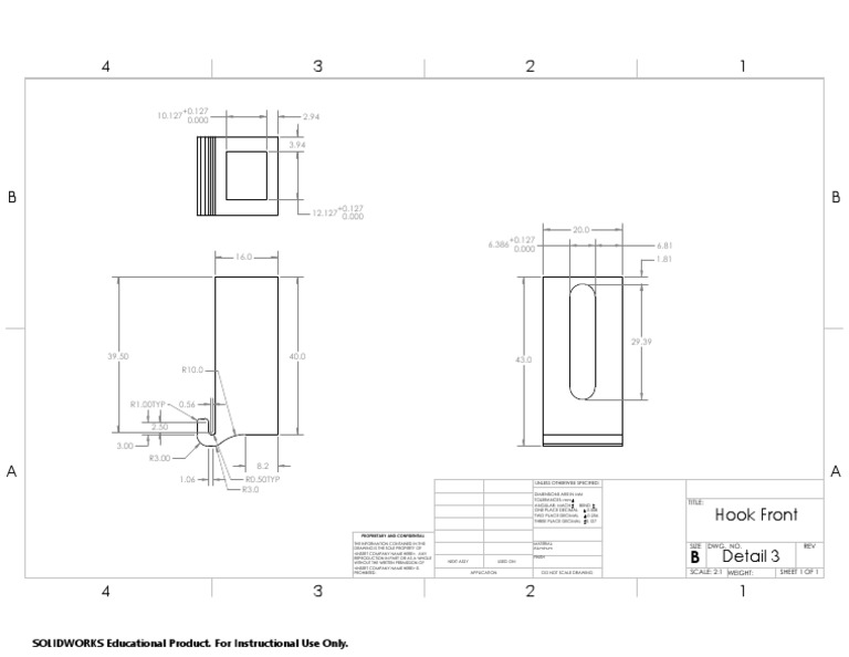 Front Hook Design Specifications | PDF | Engineering