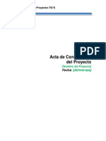 Acta de Constitución Del Proyecto