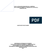 Analisis Situacion Financiera Supermercado La Gran Colombia