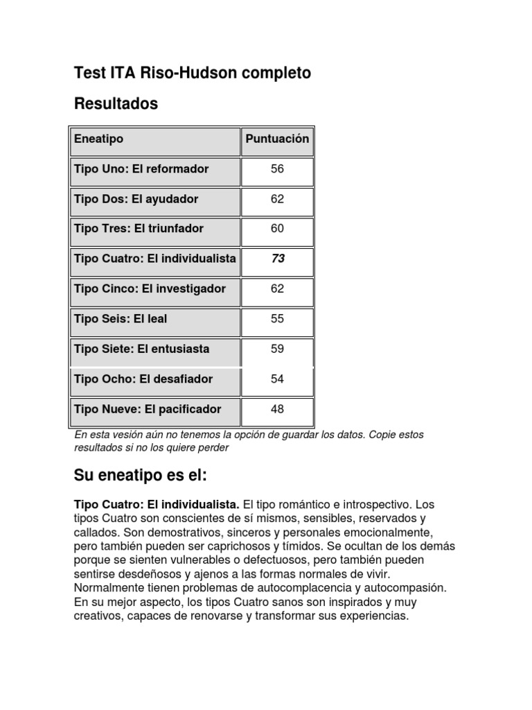 Test ITA Riso | PDF