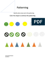 Patterning