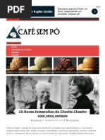 10 Raras Fotografias de Charlie Chaplin Com Seus Amigos _ Café Sem Pó