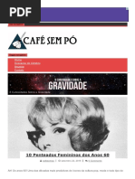 10 Penteados Femininos Dos Anos 60 _ Café Sem Pó