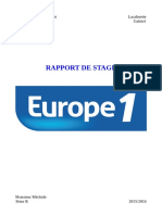 Rapport de Stage