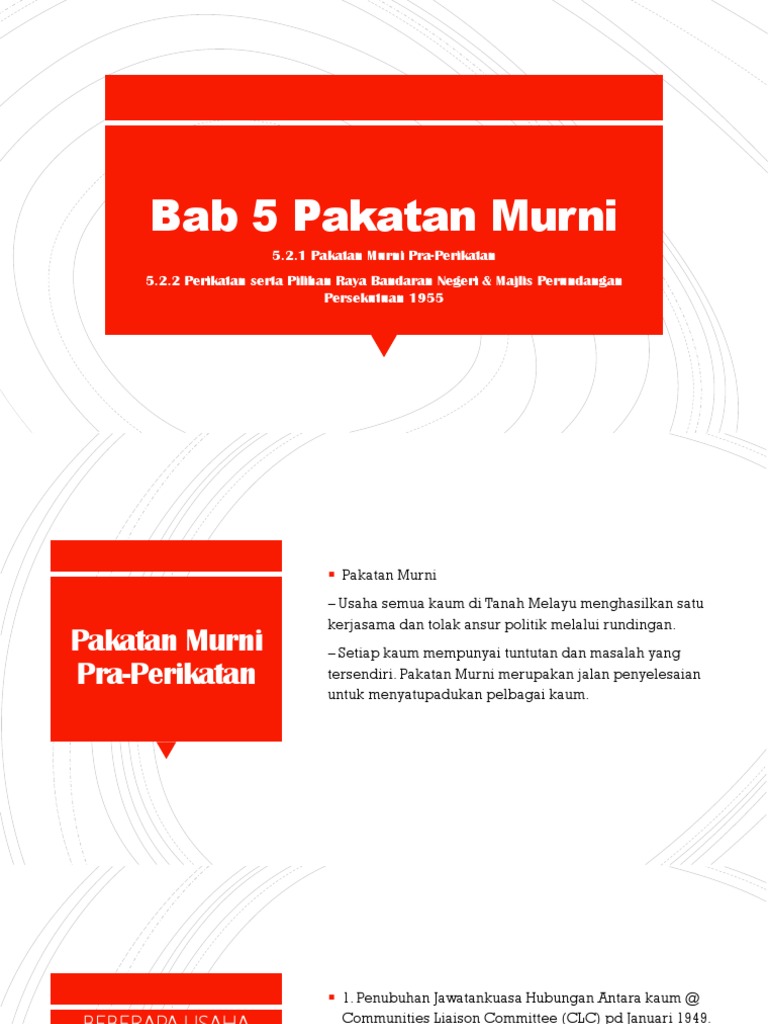 Bab 5 Pakatan Murni Pdf