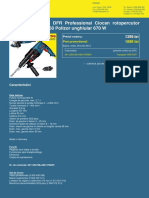BOSCH GBH 2-26 DFR Professional Ciocan Rotopercutor SDS-plus + GWS 660 Polizor Unghiular 670 W