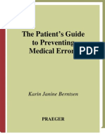 A Patients Guide To Preventing Medical Errors