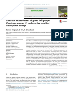 Singh Et Al, 2014. Shelf-Life Enhancement of Green Bell Pepper (Capsicum Annuum L.) Under Active Modified Atmosphere Storage