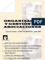 V Salas Asociaciones Organizacion y Gestion