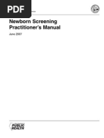 Download Newborn Screening Manual by Mikhail Joshua Presincula SN37708274 doc pdf