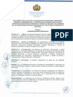 Selección y designación de docentes y personal educativo