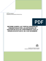 Tarifas Generales Entidades de Gestión de Derechos