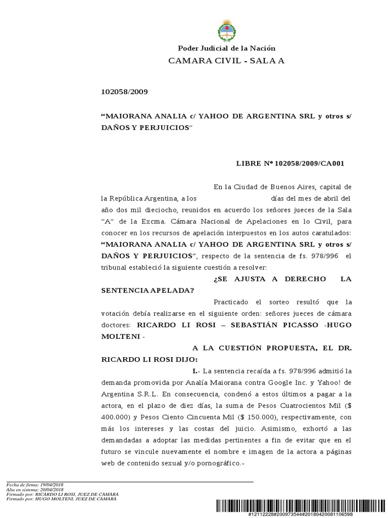 Ejemplo De Cumplimiento De Un Deber Yahoo Ejemplo Sencillo