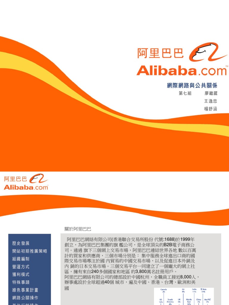 10 阿里巴巴介紹簡報| PDF