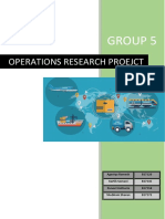 Operations Research Proejct: Group 5