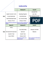 Unit Syllabus Cold War - WH