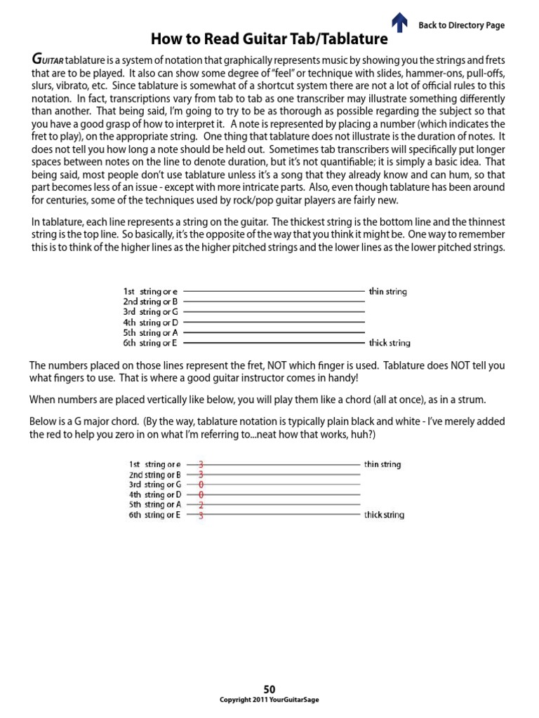 How To Read Guitar Tabs Ditch The Frustration Start Playing Today - b6ynniv
