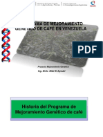 Programa de Mejoraiento Genetico de Cafe en Venezuela - Gabriel Gonzalez  Cafe