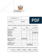 Estadistico de Inicio de Año