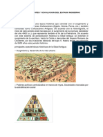 Antecedentes y Evolucion Del Estado Moderno