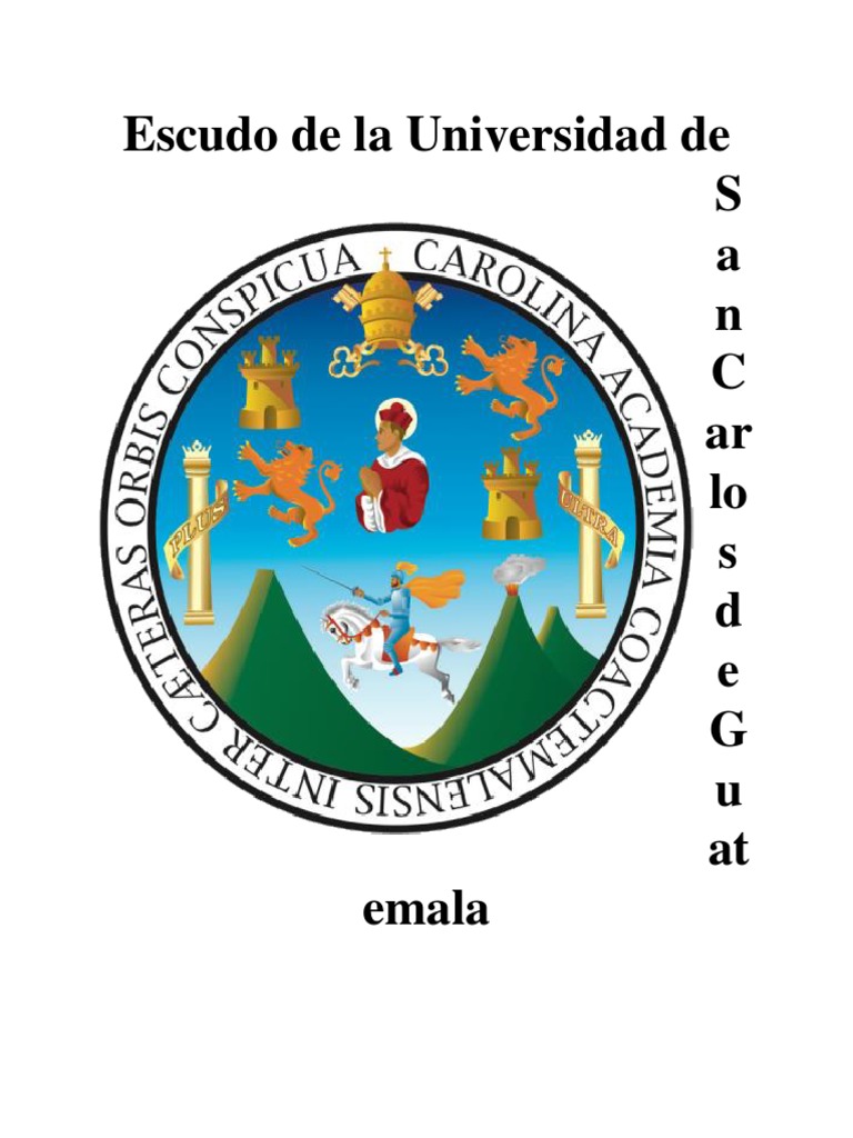 Escudo De Usac Pdf Universidad Guatemala