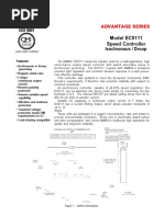 Model EC5111 Speed Controller: Advantage Series