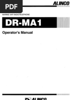 Alinco DR-610 Instruction Manual | Very High Frequency | Radio