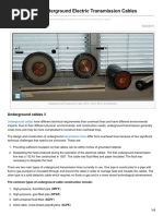 Understanding Underground Electric Transmission Cables