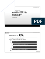 Engineers & Society: Class Activity