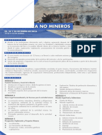 Afiche Curso Mineria Para No Mineros IIMP2018