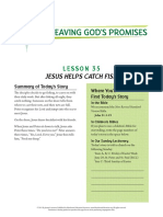 Jesus Helps Catch Fish: Lesson 35