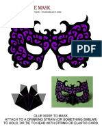 Masquerade Mask Purple