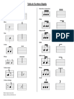 Cuadro de Escritura Rapida Musical