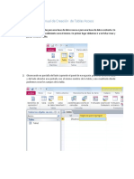 Manual de Creación de Tablas Access