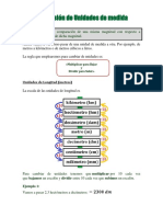 Conversión de Unidades de Medida - Separata